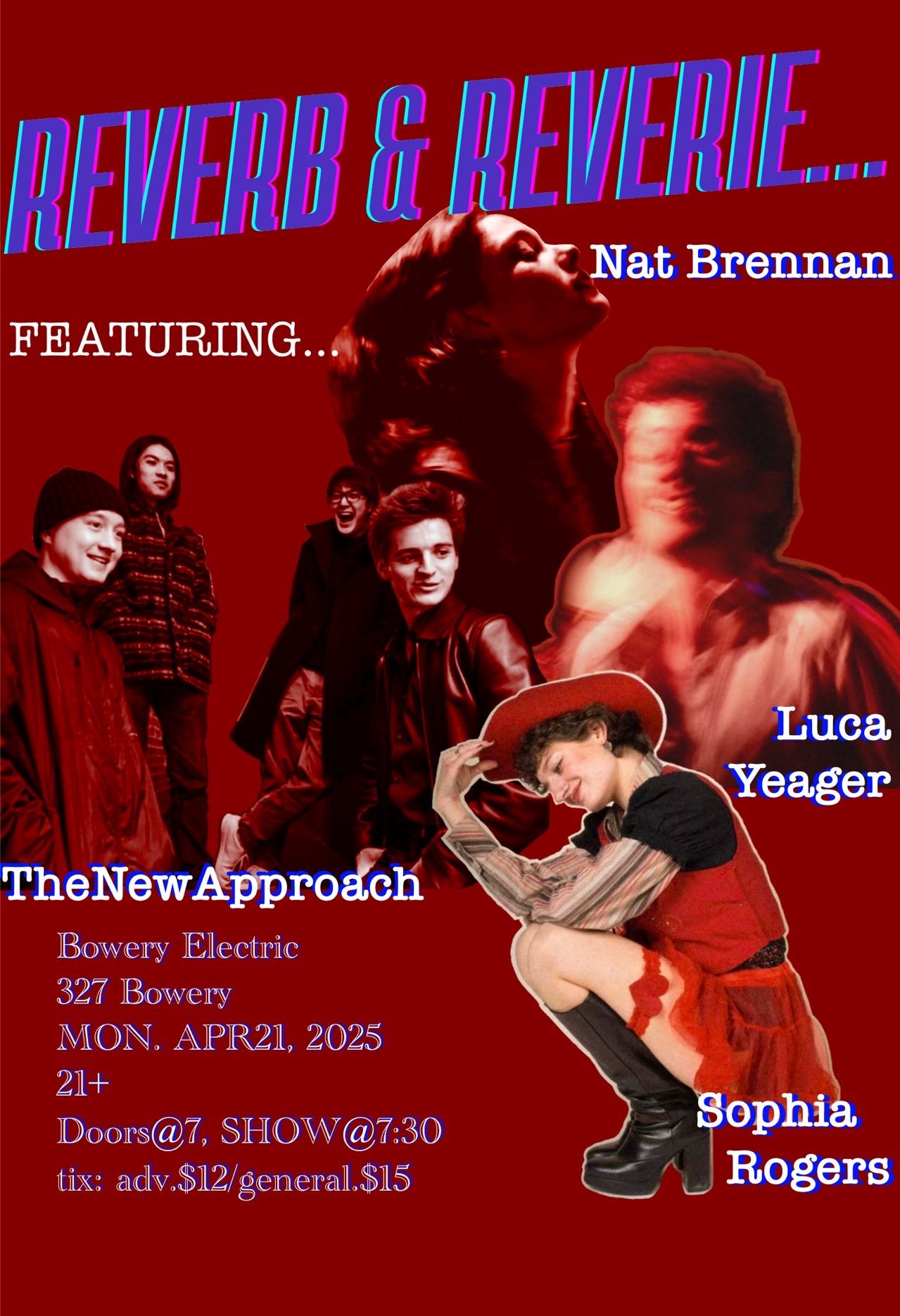 Self-designed lineup poster