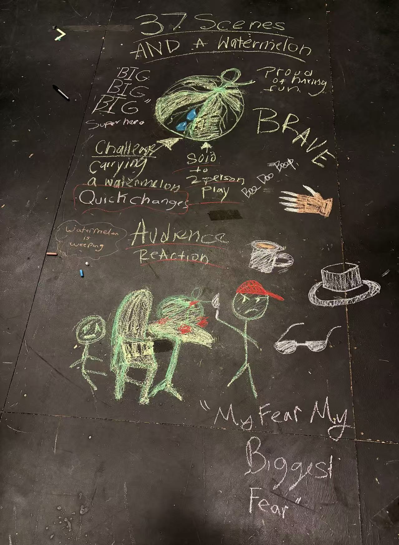 37 Scenes and a Watermelon, project poster